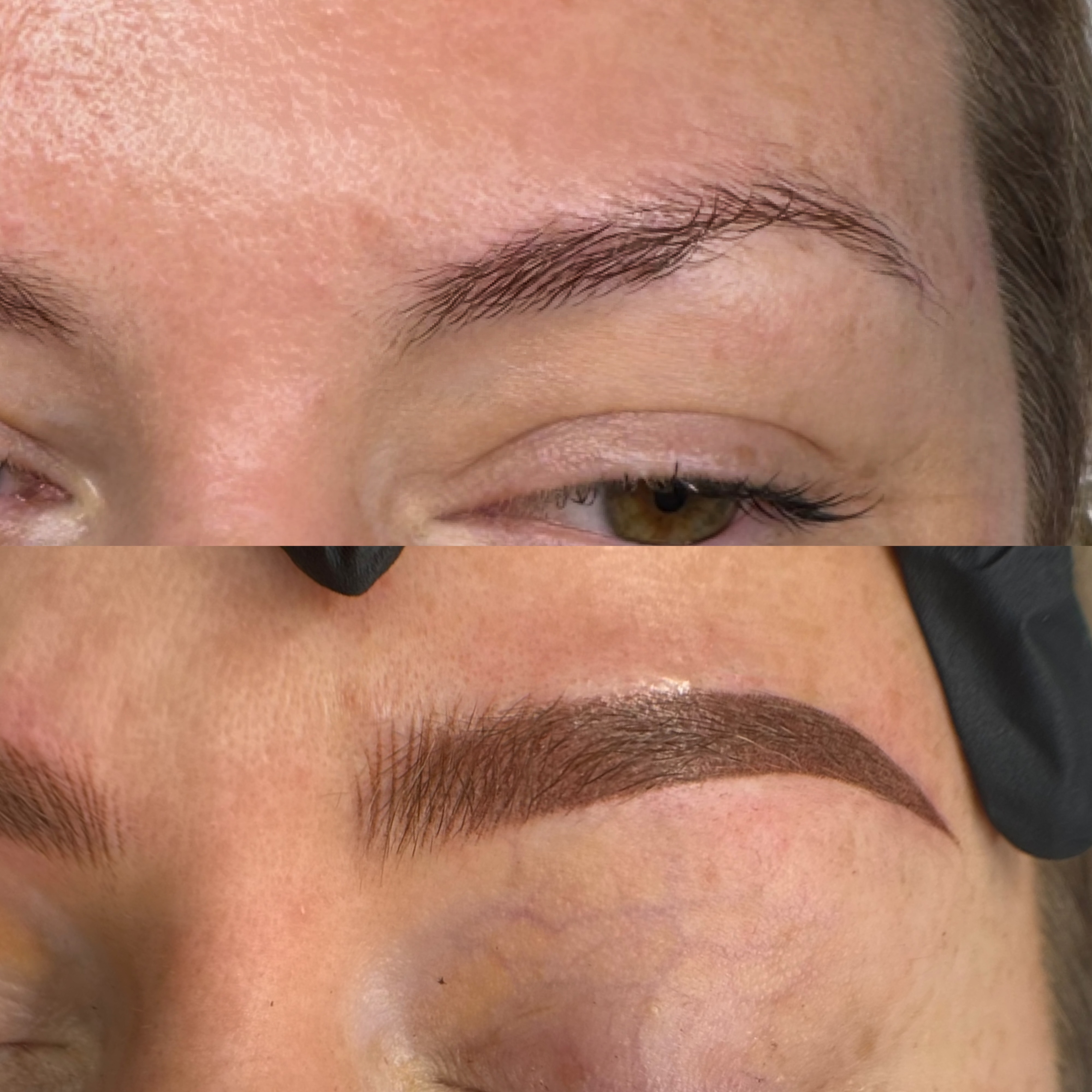 Combination brows transformation